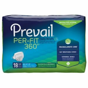 BRIEF, INCONT PREVAIL PER-FIT 360 SZ2 (18/BG 4BG/CS)