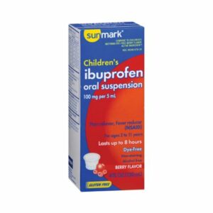 IBUPROFEN, SUSP SM 100MG/5ML BERRY DYE FREE 4OZ