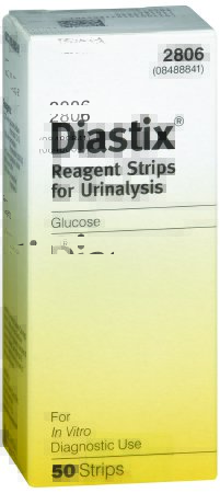 TEST STRIP, BLOOD GLUCOSE DIASTIX (50/BT 24BT/CS)