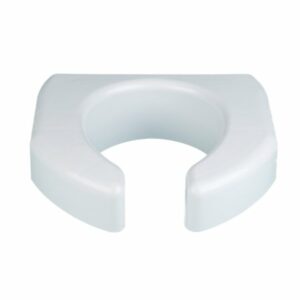 TOILET SEAT, BASIC ELEVATED   OPEN FRONT