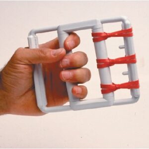 EXERCISER, HAND RUBBER BAND LTWHT/RED (12/CS)