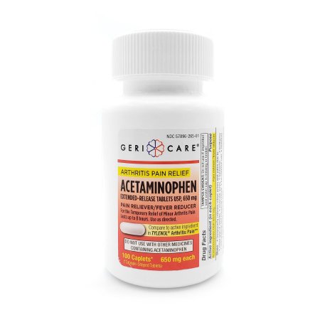 ACETAMINOPHEN TAB 650MG ARTHRITIS 100/BT=EA 12BT/CS