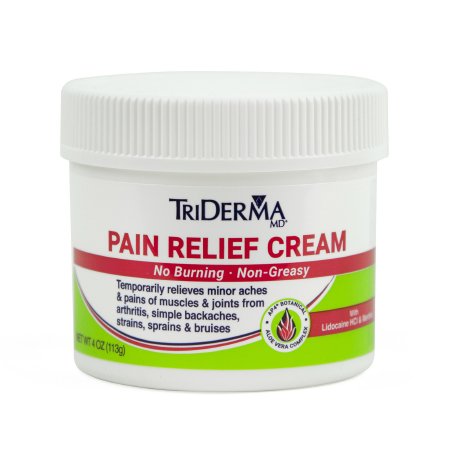 CREAM, PAIN RELIEF W/LIDOCAINEMENTHOL 4.0OZ (64/CS)