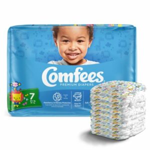 DIAPER, BABY COMFEES SZ7 (20/BG 4BG/CS)