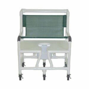 BARIATRIC SHOWER CHAIR, W/10 QT PAIL 30"