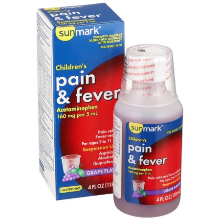 ACETAMINOPHEN SUSP 160MG/5ML GRAPE AF CHILD 4OZ