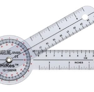 GONIOMETER CLR PLAS HIRES 6"  360DEG