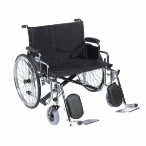 WHEELCHAIR, SENTRA EC HD 2XLG 30" DTCHBL DEK ARM BLK D/S