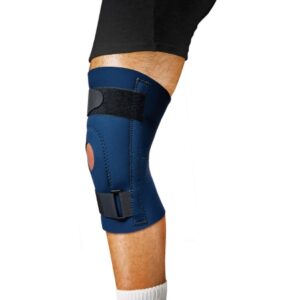 KNEE SUPPORT, OPN PATELLA NEOPRENE BLU MED