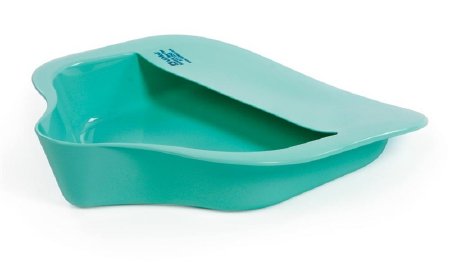 BEDPAN, BARIA POLY ANTI-SPLSH AQUA 1200LB CAP (20/CS)