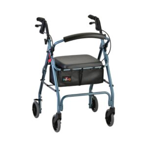 WALKER, GETGO RL LG PADDED SEAT BLU D/S