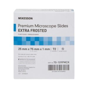 SLIDE, EXTRA-FROSTED PREMIUM 25X75X1MM (72/BX 20BX/CS)