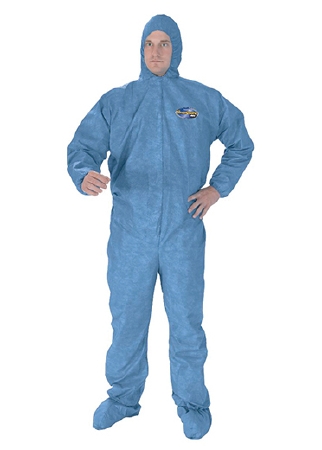 COVERALL, KLEENGUARD ELAS WRIST DENIM XLG (24/CS)