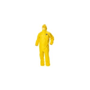 COVERALLS, PROT KLEENGUARD HOODED YLW LG (12/CS)