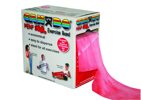 THERABAND RED CANDO 100YD PERF-100 LOW POWDER 10X6X10 D/