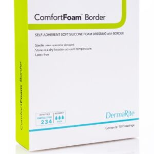 DRESSING, COMFORT FOAM 2"X5" (10/BX)