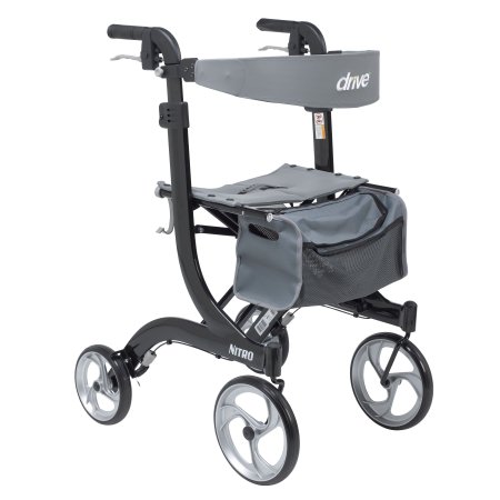 WALKER, ROLLATOR TALL BLK