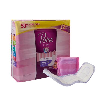 PAD, INCONT POISE ULTIMATE LONG (45/PK 2PK/CS)