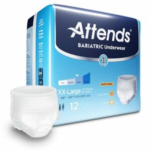 UNDERWEAR, BARIATRIC XXLG (12/BG 4BG/CS)