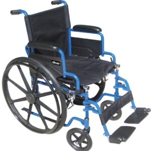 WHEELCHAIR, BLUE STREAK 20" SWINGING FOOTREST