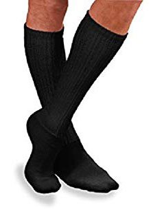 SOCKS, KNEE HIGH COMPRESSION SENSIFOOT XL BLACK CL