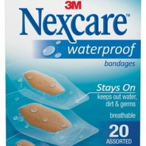 BANDAGE ADH NEXCARE ASST 20B  20/BX 24BX/CS WATERP