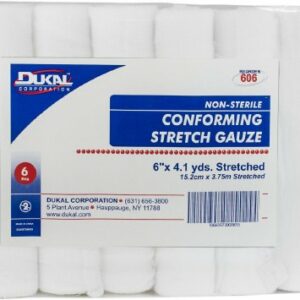 GAUZE, CONFORMING STRETCH N/S 6" X 4.1YDS (6RL/BG 8BG/CS)