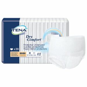 UNDERWEAR, TENA DRY COMFORT MED (20/PK 4PK/CS)