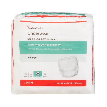 UNDERWEAR, PROT SURECARE XLG (14/PK 4PK/CS) KENDAL