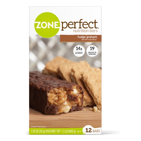 ZONE PERFECT, NUTRITION BAR FUDGE GRAHAM (12/PK 3PK/CS)