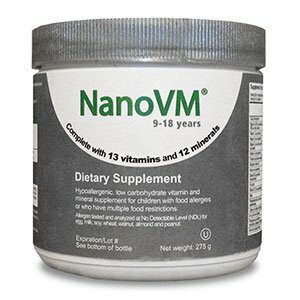 SUPPLEMENT, VIT/MIN NANO VN POWDER 9-18 YRS OLD
