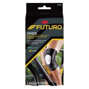 KNEE SUPPORT, FUTURO ADJ 2.5X3.75X7.5 (12/CS)