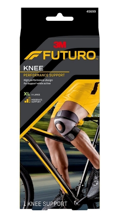 KNEE SUPPORT, FUTURO MOISTR CNTRL XL 2X3.75X9.125 (12/CS)