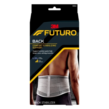 BACK SUPPORT, COMFORT STABILIZING LG/XLG (2/CS)