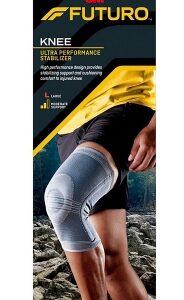 KNEE STABILIZER, ACTIVE KNIT LG 2X3.75X12 (12/CS)