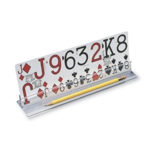 HOLDER, CARD PLAYER 15" CLEAR (4/PK)