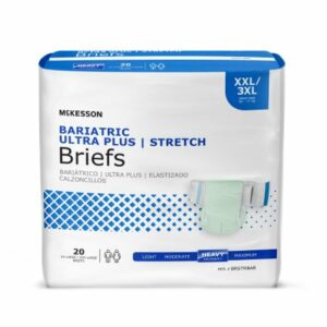BRIEF, TAB CLSR ULTRA PLUS 2XLG 3XLG 58-77 (20/BG 4BG/CS)
