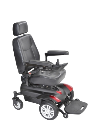 CHAIR, PWR TITAN X23 CAPTAIN SEAT RED/BLU 22/20"
