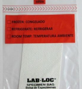 BAG, SPECIMEN CLR BIO ZIP 6X9 2MIL (100/PK 10PK/CS)