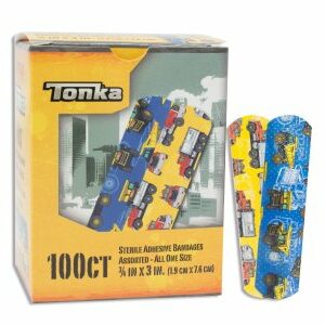 BANDAGE, ADHSV STAT STRIP TONKA 3/4X3" (100/BX 12BX/CS)