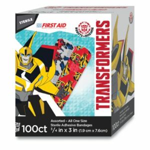BANDAGE, ADHSV TRANSFORMERS 3/4X3" (100/BX 12BX/CS)