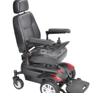 POWER CHAIR, TITAN 4WD STD CAPTAINS SEAT 18" RED/BLU