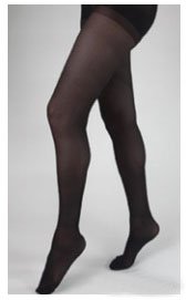 STOCKING, HEALTHT HIGH HI OPN TOE BGE 30-40 B MED