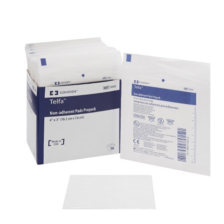 DRESSING, TELFA STR 4"X3" 1'S (50/CT) KENDAL