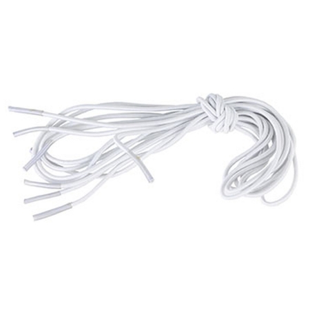 SHOELACE, ELAS WHT (2PR/PK) D/S