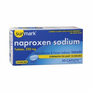 NAPROXEN SODIUM, TAB SM 220MG (50/BT)