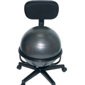 CHAIR, BALL EXERCISE CANDO STABILIZER W/ARMS