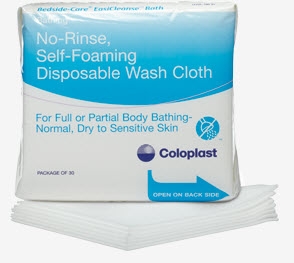 WASHCLOTH, BEDSIDE CARE GENTLETOUCH DISP (25/PK 24PK/CS)