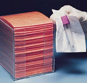 WIPE, BLOCK BLOOD 4X4 (200/PK)