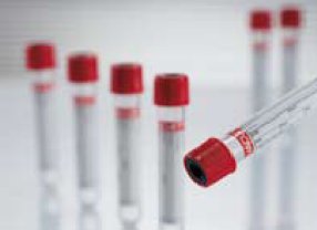 TUBE, BLD COL CLOT RED/BLK 4ML PET VACUETTE (50/BX 24BX/CS)
